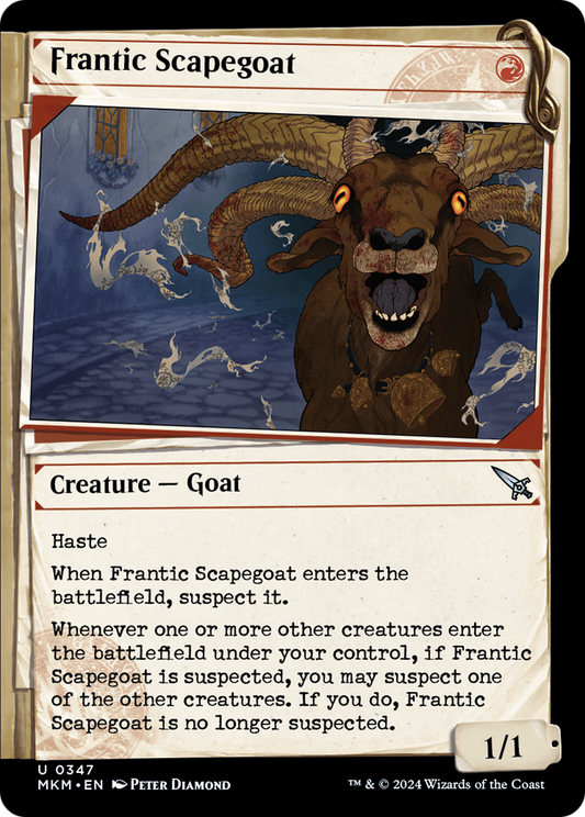 Frantic Scapegoat (Showcase) [Murders at Karlov Manor] [Foil]
