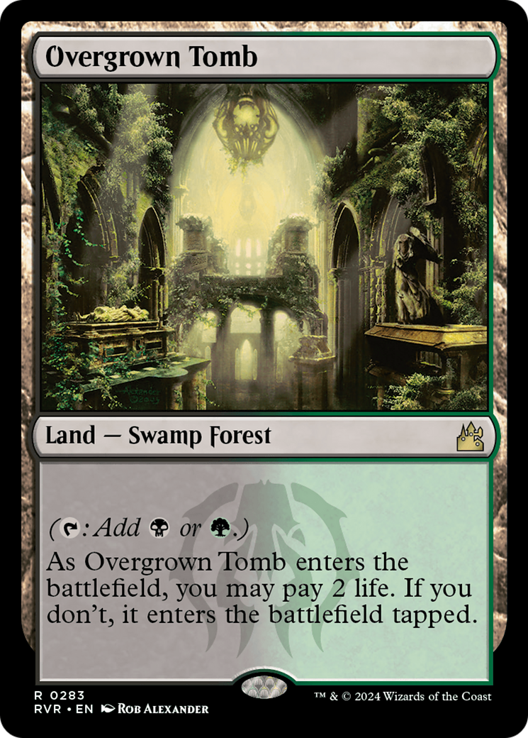 Overgrown Tomb [Ravnica Remastered] [Foil]
