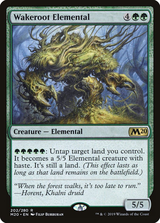 Wakeroot Elemental [Core Set 2020] [Foil]