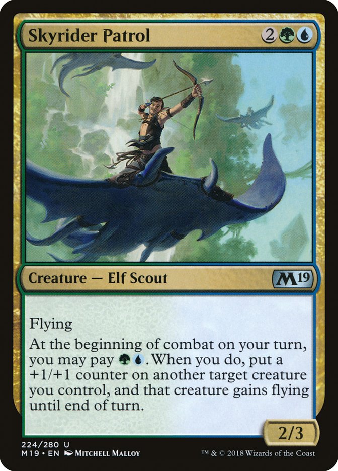 Skyrider Patrol [Core Set 2019] [Foil]