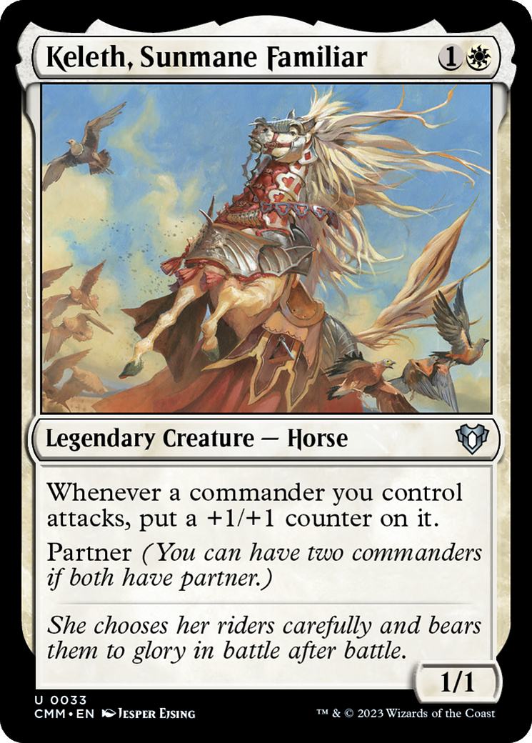Keleth, Sunmane Familiar [Commander Masters] [Foil]