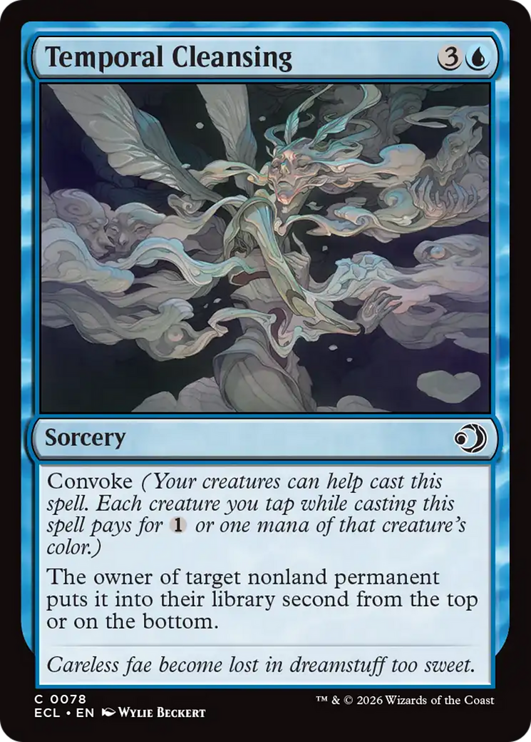 Temporal Cleansing [Lorwyn Eclipsed] [Foil]