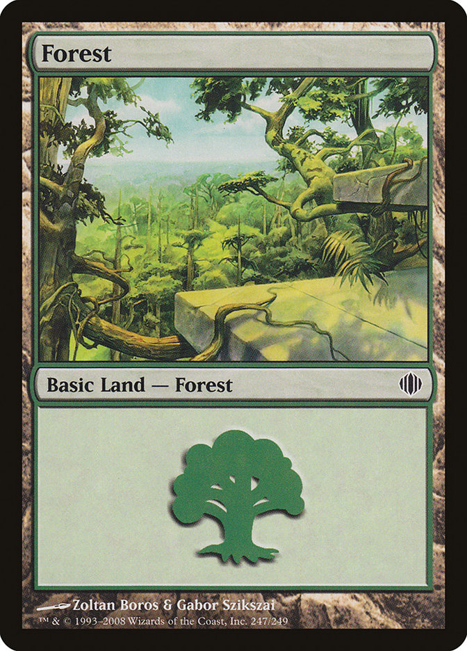 Forest (247) [Shards of Alara] [Foil]