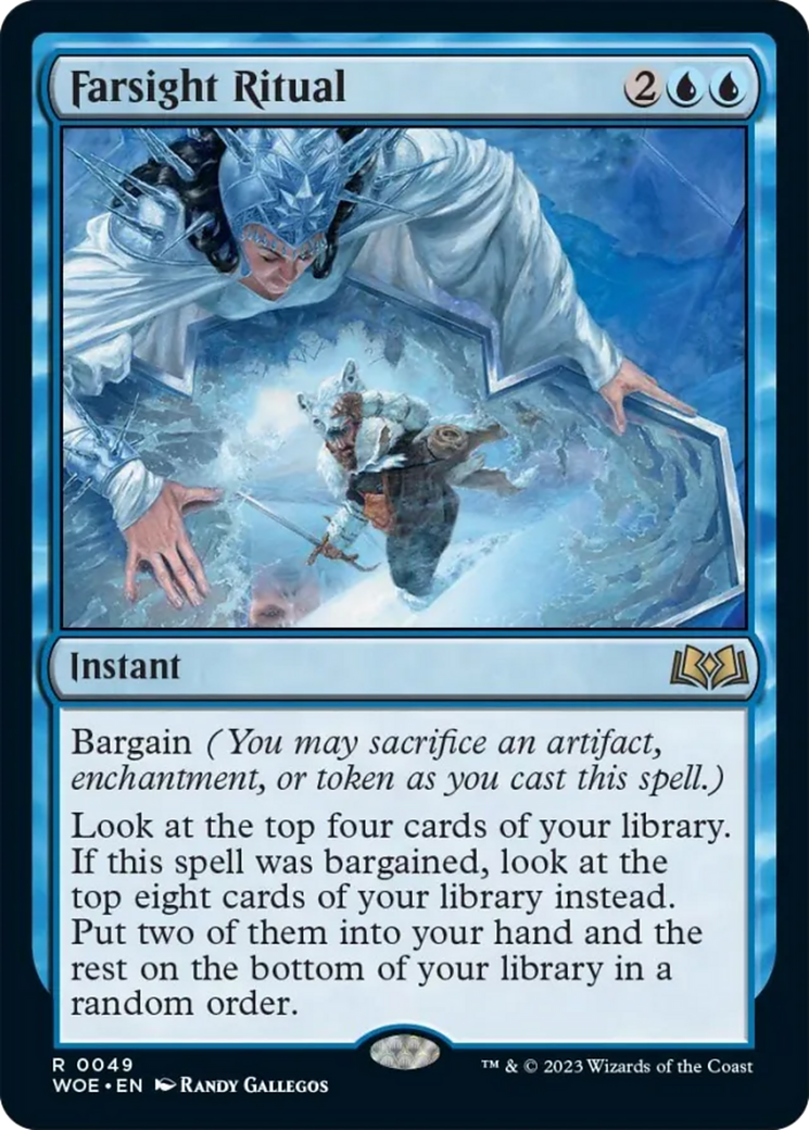 Farsight Ritual [Wilds of Eldraine] [Foil]