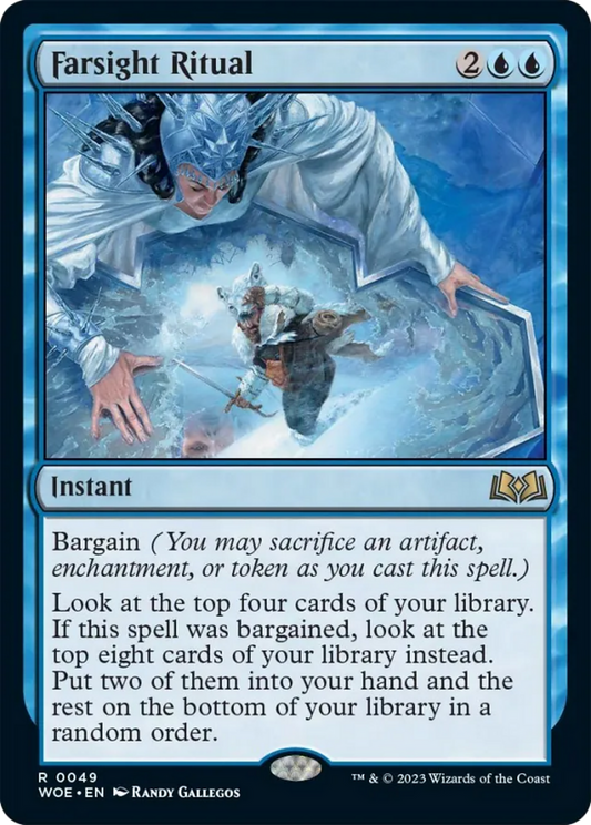 Farsight Ritual [Wilds of Eldraine] [Foil]