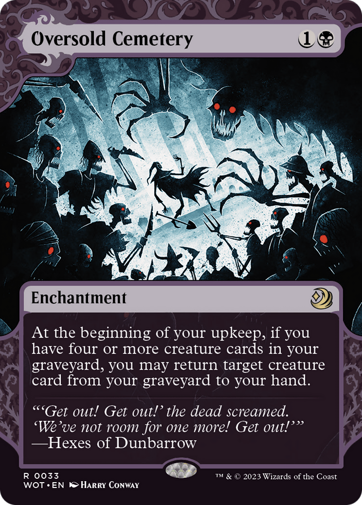 Oversold Cemetery [Wilds of Eldraine: Enchanting Tales] [Foil]