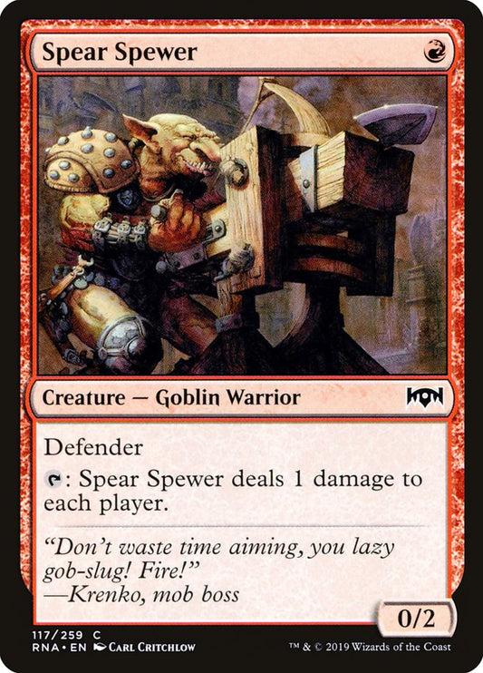 Spear Spewer [Ravnica Allegiance] [Foil]