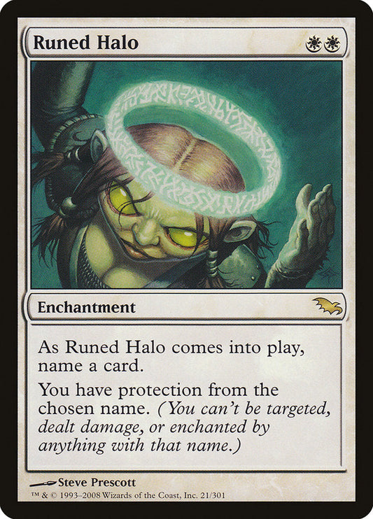 Runed Halo [Shadowmoor] [Foil]