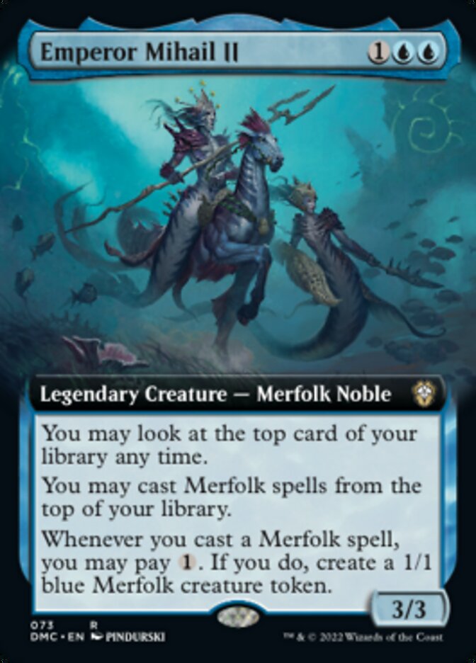 Emperor Mihail II (Extended Art) [Dominaria United Commander] [Foil]