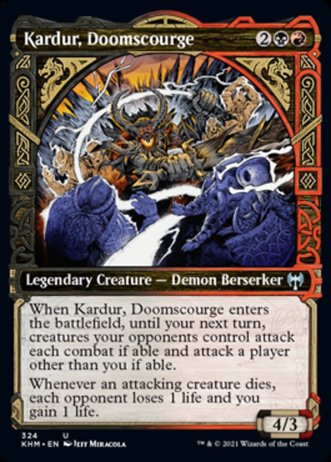 Kardur, Doomscourge (Showcase) [Kaldheim] [Foil]