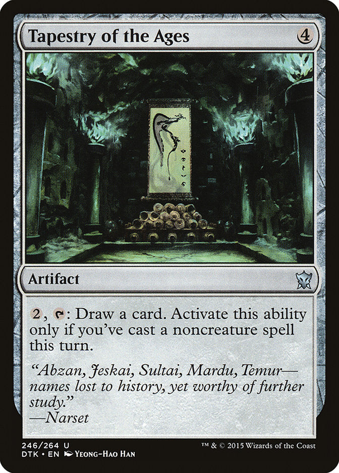 Tapestry of the Ages [Dragons of Tarkir] [Foil]