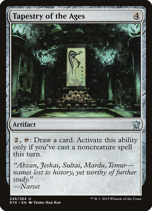 Tapestry of the Ages [Dragons of Tarkir] [Foil]