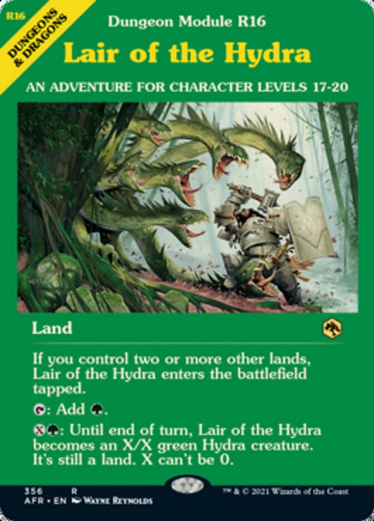 Lair of the Hydra (Dungeon Module) [Dungeons & Dragons: Adventures in the Forgotten Realms] [Foil]