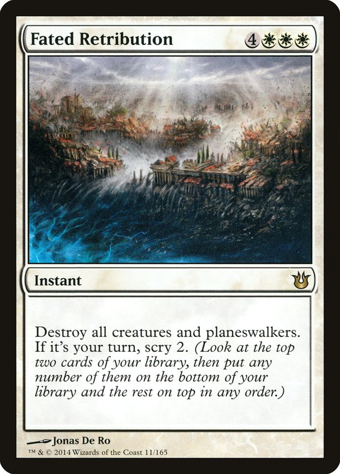 Fated Retribution [Born of the Gods] [Foil]