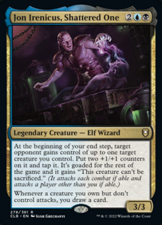 Jon Irenicus, Shattered One [Commander Legends: Battle for Baldur's Gate] [Foil]