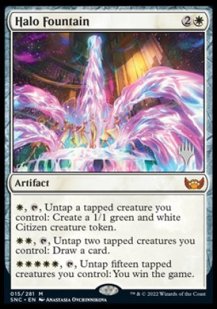 Halo Fountain (Promo Pack) [Streets of New Capenna Promos] [Foil]