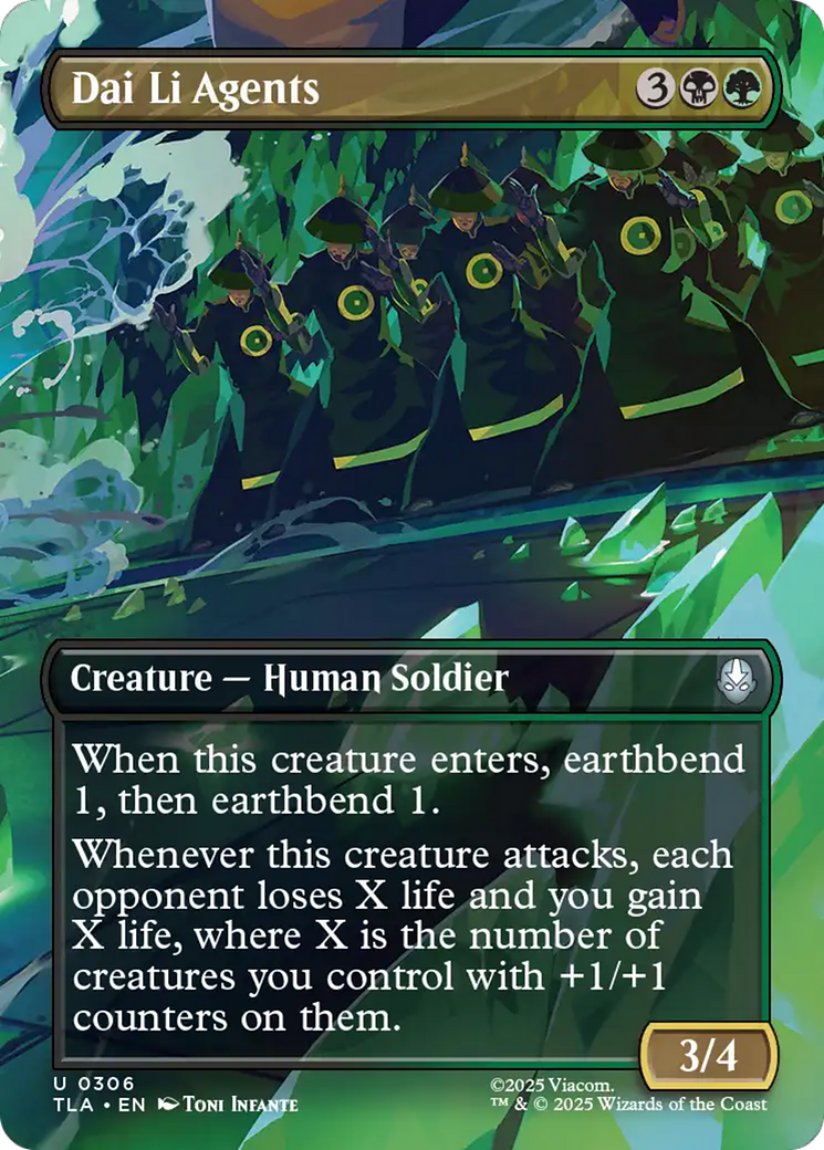 Dai Li Agents (Borderless) [Avatar: The Last Airbender] [Foil]