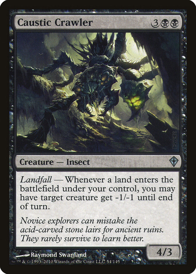 Caustic Crawler [Worldwake] [Foil]
