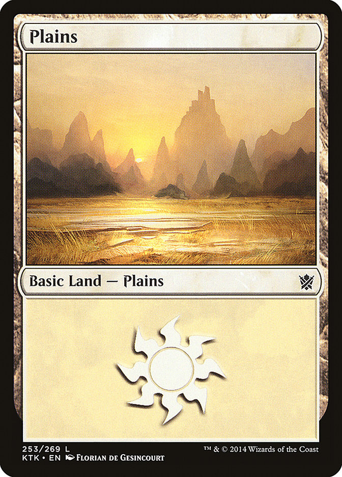 Plains (253) [Khans of Tarkir] [Foil]