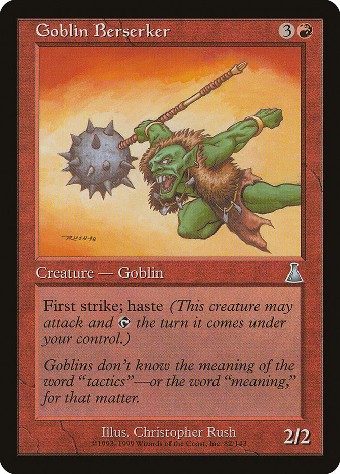 Goblin Berserker [Urza's Destiny] [Foil]