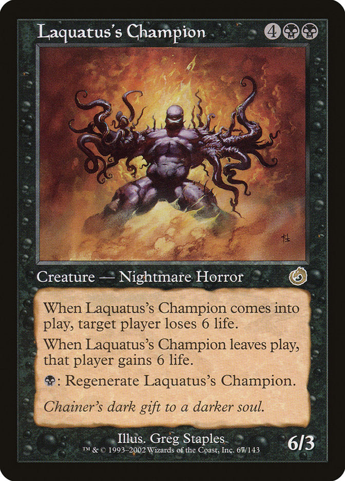 Laquatus's Champion [Torment] [Foil]