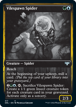 Vilespawn Spider [Innistrad: Double Feature] [Foil]