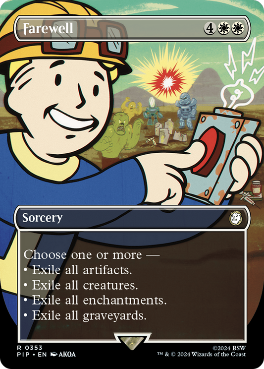 Farewell (Borderless) [Fallout] [Foil]