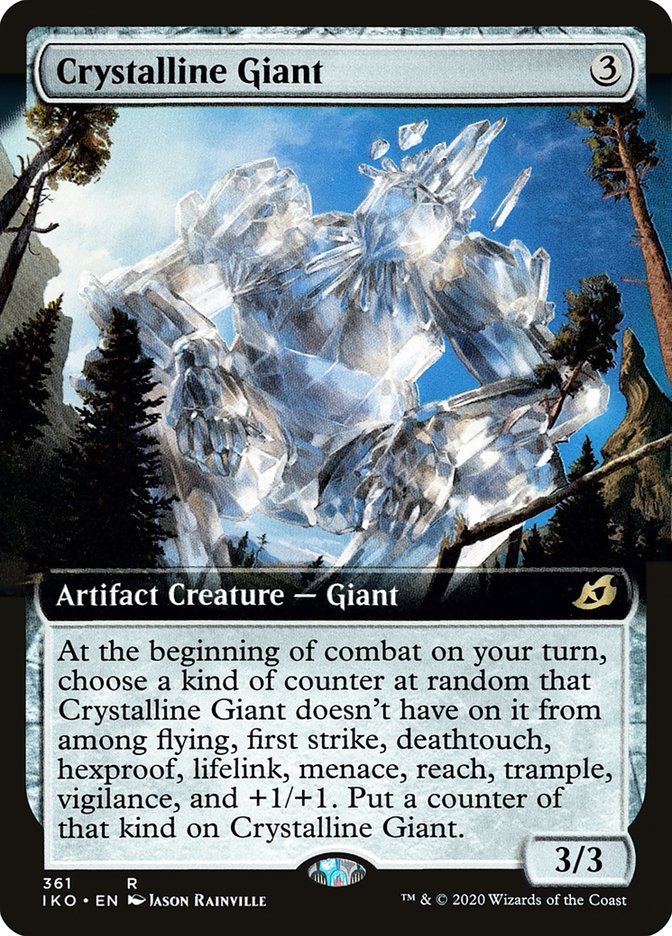 Crystalline Giant (Extended Art) [Ikoria: Lair of Behemoths] [Foil]