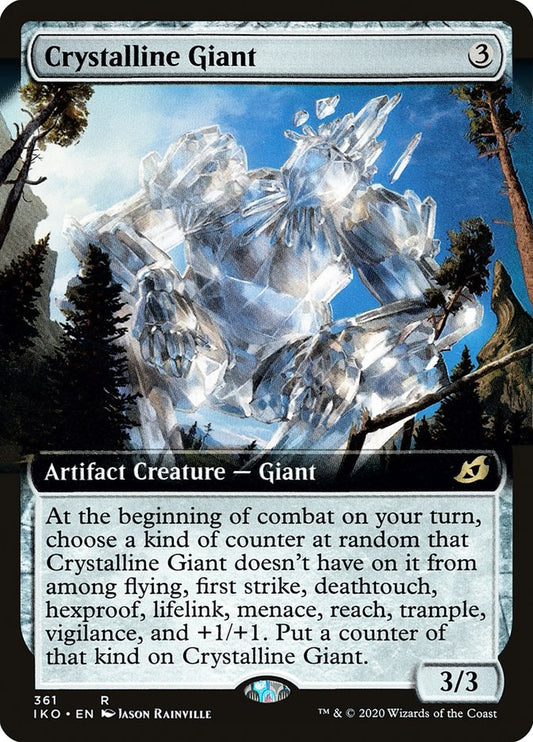 Crystalline Giant (Extended Art) [Ikoria: Lair of Behemoths] [Foil]
