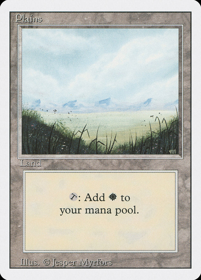 Plains (No Trees / Signature on Right) [3rd Edition]