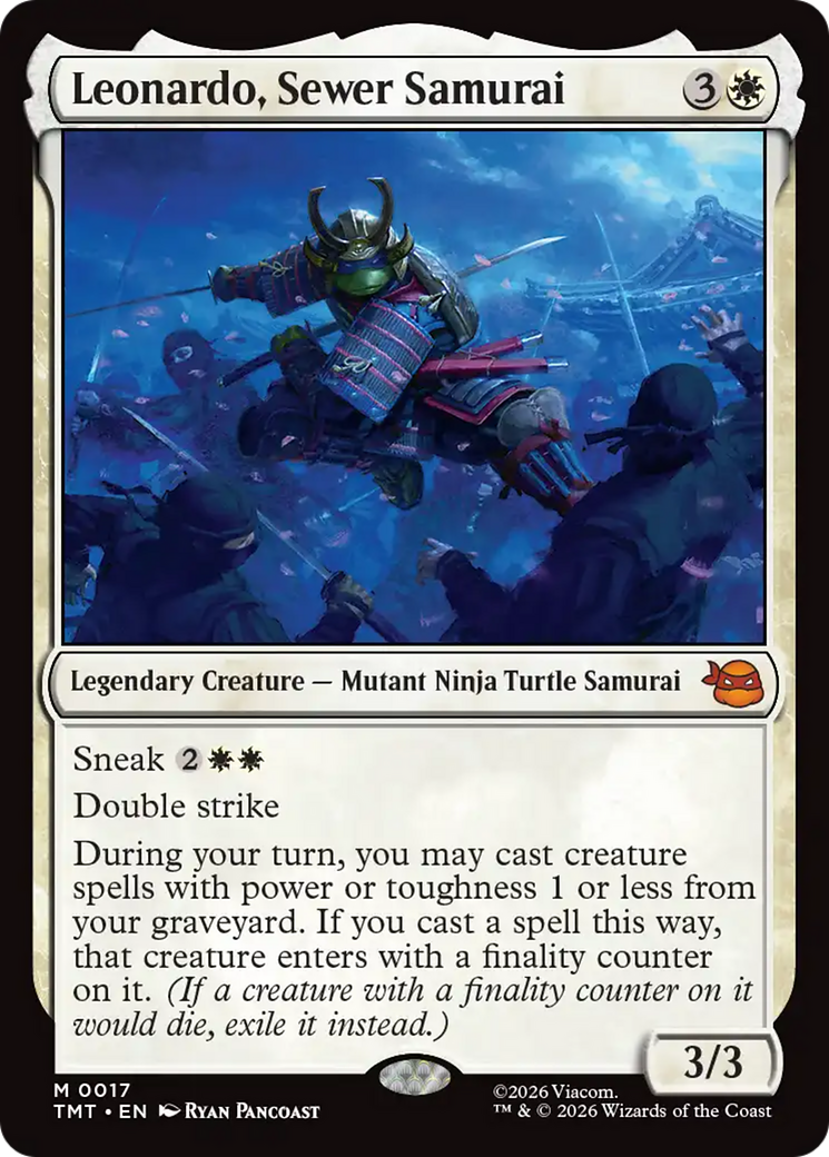 Leonardo, Sewer Samurai [Teenage Mutant Ninja Turtles] [Foil]
