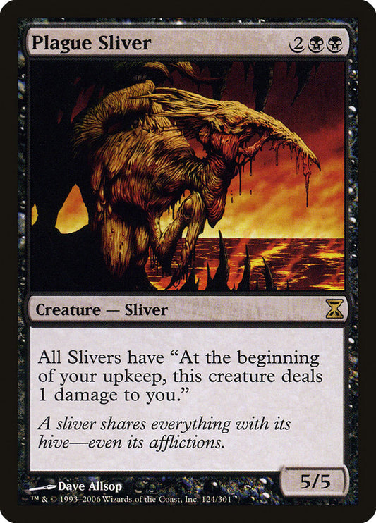 Plague Sliver [Time Spiral] [Foil]