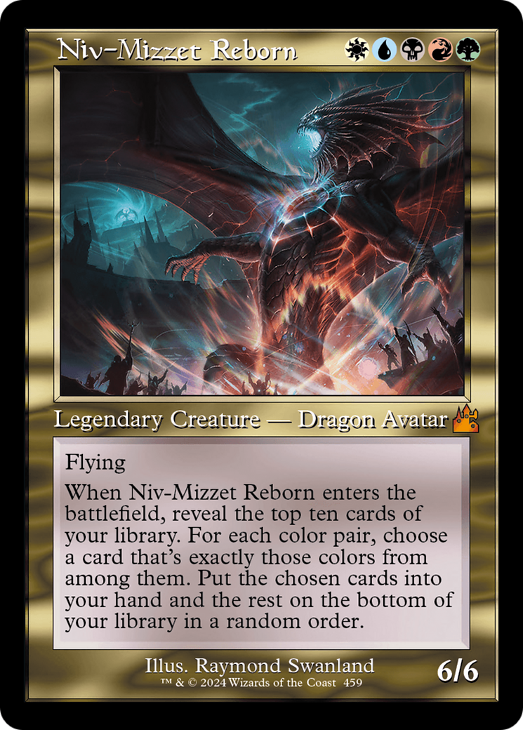 Niv-Mizzet Reborn (Retro Frame) [Ravnica Remastered] [Foil]