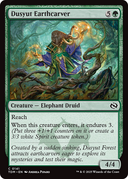 Dusyut Earthcarver [Tarkir: Dragonstorm] [Foil]