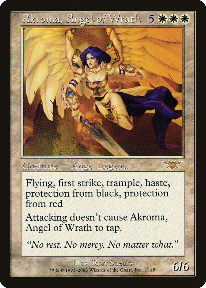 Akroma, Angel of Wrath [Legions] [Foil]