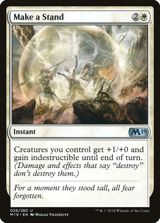 Make a Stand [Core Set 2019] [Foil]