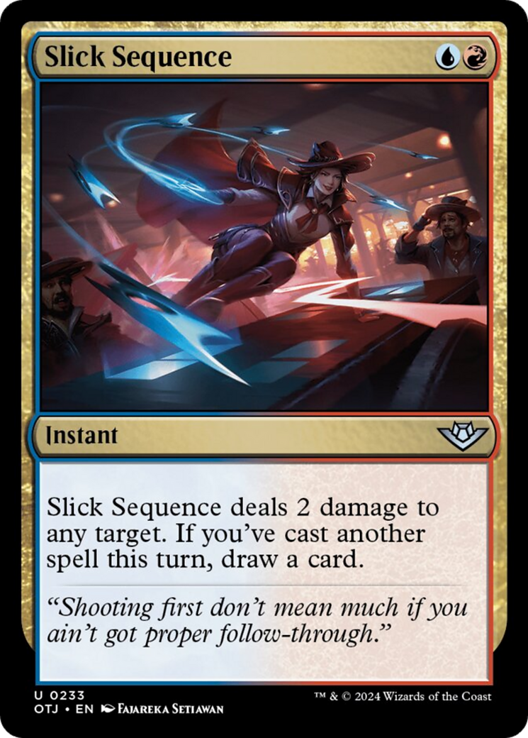 Slick Sequence [Outlaws of Thunder Junction] [Foil]