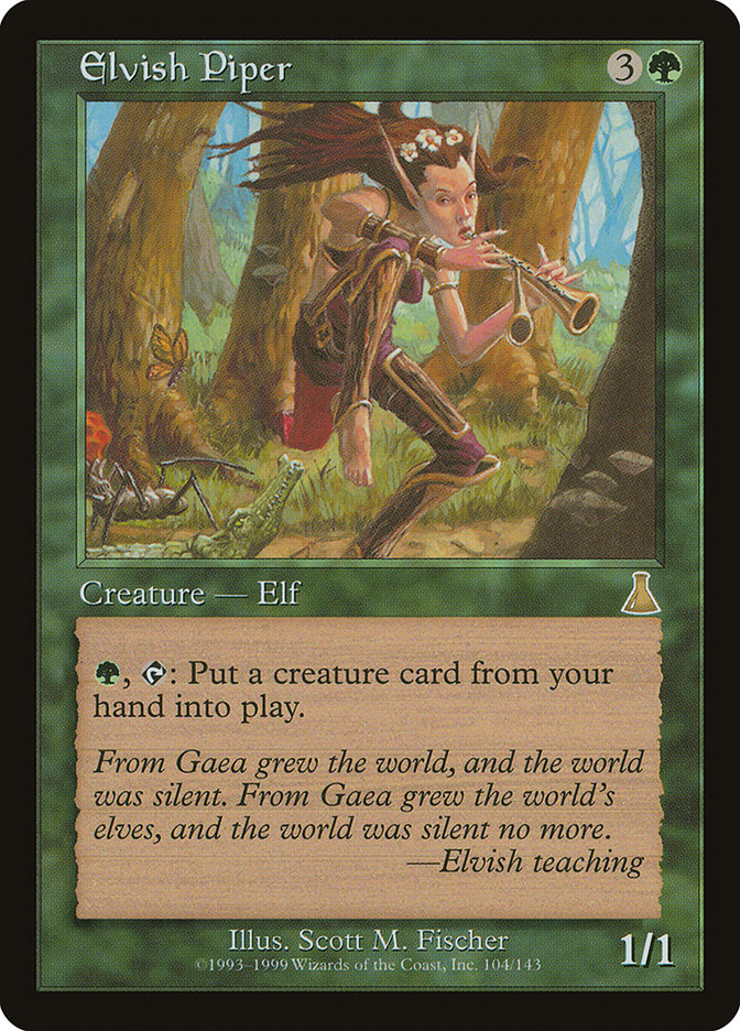 Elvish Piper [Urza's Destiny] [Foil]