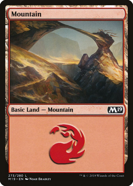 Mountain (273) [Core Set 2019] [Foil]