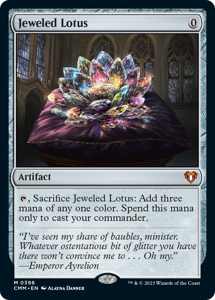 Jeweled Lotus [Commander Masters] [Foil]