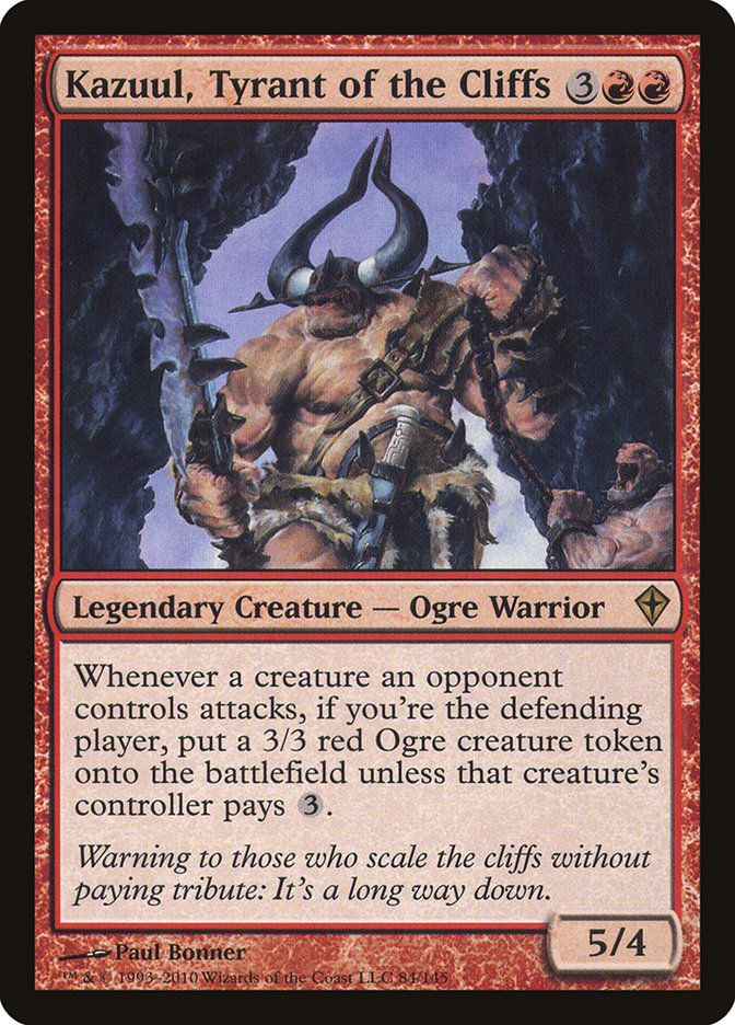 Kazuul, Tyrant of the Cliffs [Worldwake] [Foil]