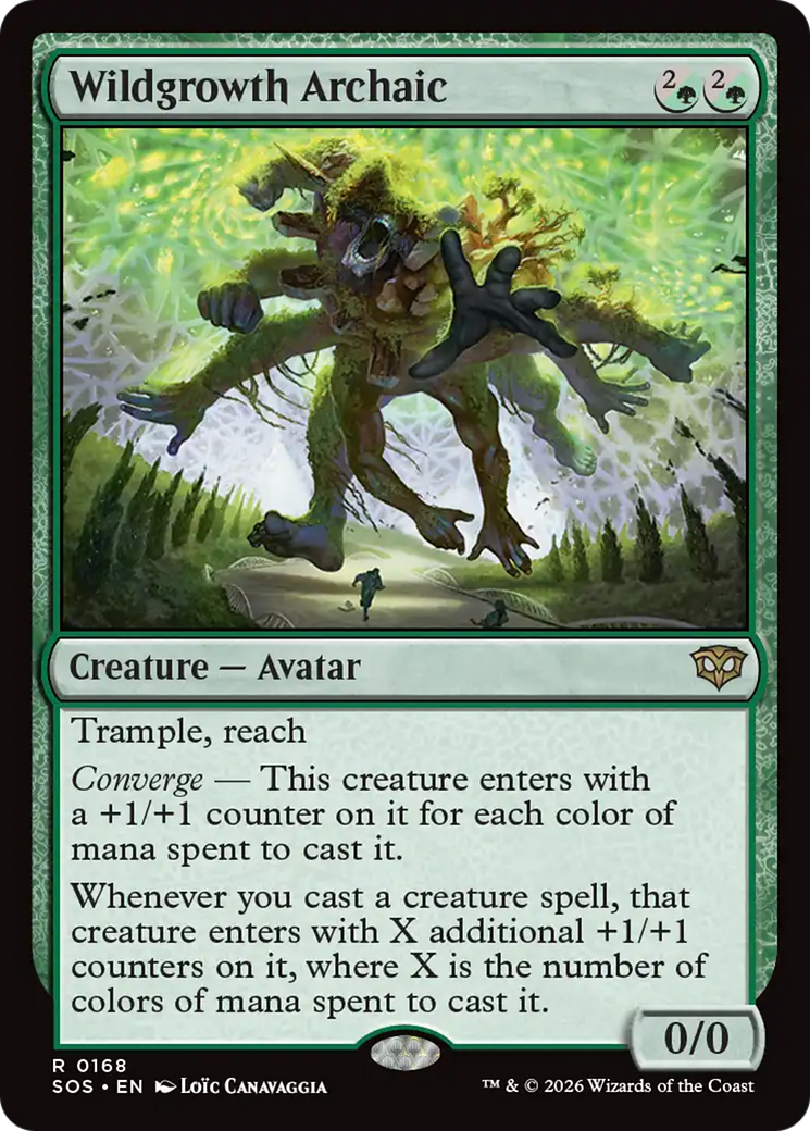 Wildgrowth Archaic [Secrets of Strixhaven] [Foil]