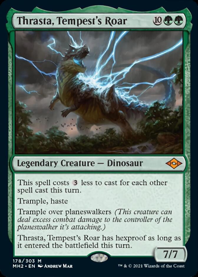 Thrasta, Tempest's Roar [Modern Horizons 2] [Foil]