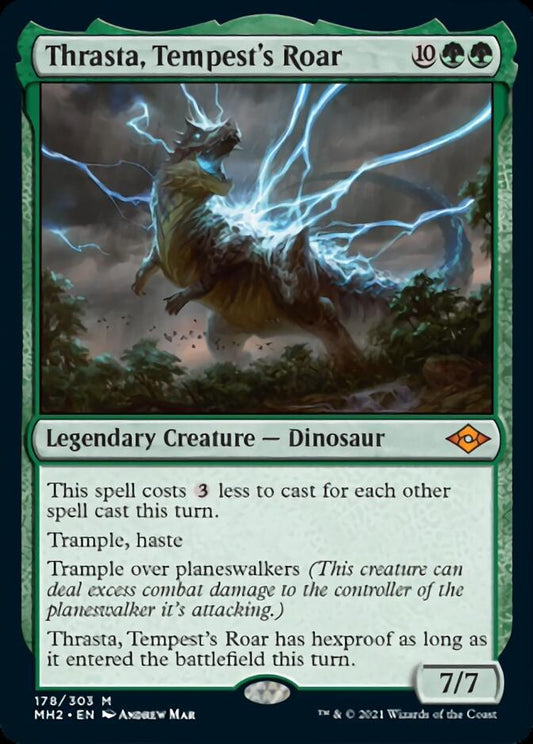 Thrasta, Tempest's Roar [Modern Horizons 2] [Foil]