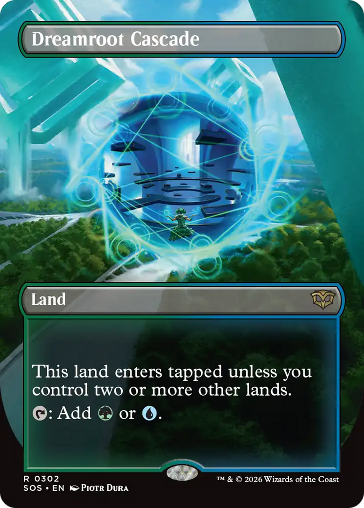 Dreamroot Cascade (Borderless) [Secrets of Strixhaven] [Foil]