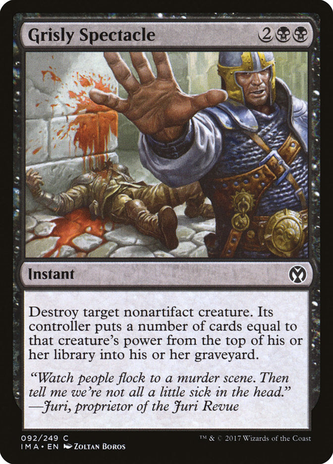 Grisly Spectacle [Iconic Masters] [Foil]