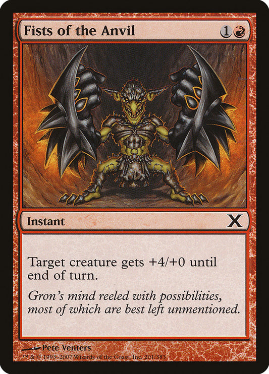 Fists of the Anvil [Tenth Edition] [Foil]