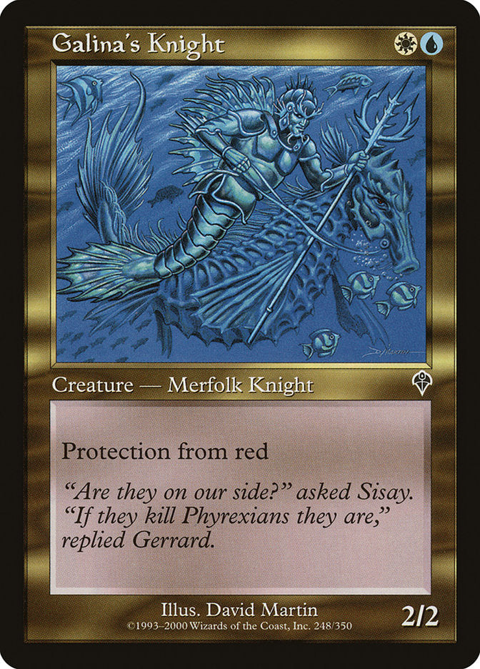 Galina's Knight [Invasion] [Foil]