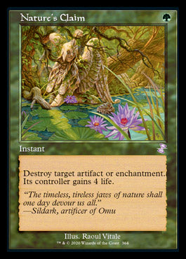 Nature's Claim (Timeshifted) [Time Spiral Remastered] [Foil]