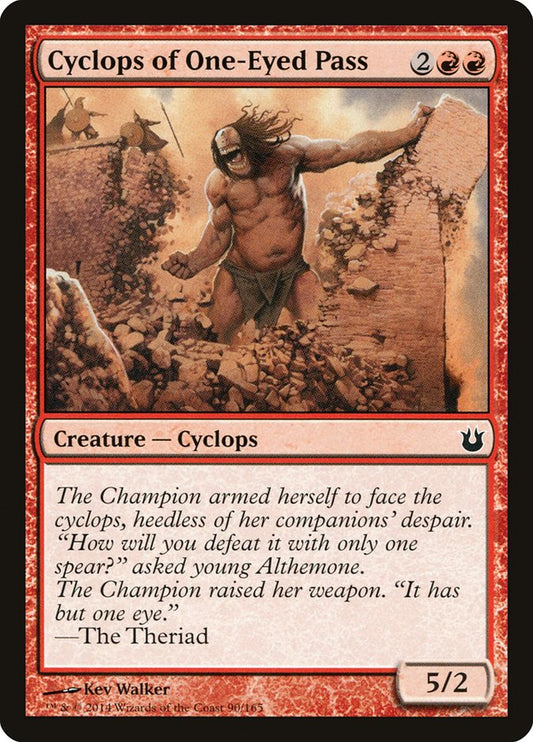 Cyclops of One-Eyed Pass [Born of the Gods] [Foil]